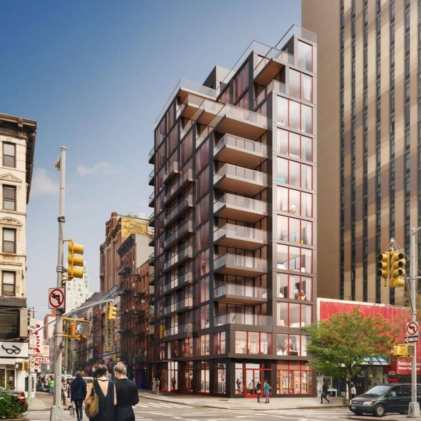 plans for residential building at 86 Delancey Street in New York’s Lower East Side neighborhood