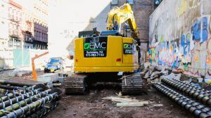 STELCOR Drilled-In Displacement Micropiles at 74 Grand Street in NYC